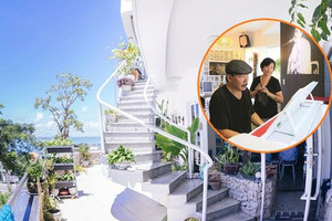 Vị nhạc sĩ được mệnh danh là ‘gã du ca’ sinh sống trong biệt thự view biển: Không gian sống yên bình, đậm tình yêu âm nhạc