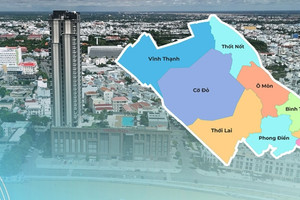 Tên gọi, quy mô phường, xã của thành phố duy nhất ở miền Tây sau sắp xếp