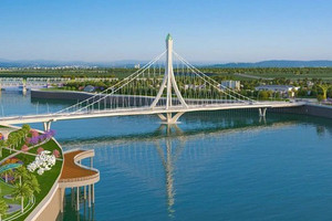 'Hòn ngọc biển Đông' của Việt Nam sắp có cây cầu trăm tỷ vượt sông mang dáng dấp trầm hương, thay thế cầu gỗ 22 năm đã xuống cấp