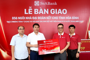 SeABank (SSB) bàn giao 856 căn nhà đại đoàn kết cho tỉnh Hòa Bình