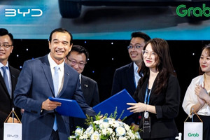 Grab bắt tay hãng xe điện lớn nhất Trung Quốc, tài xế có cơ hội nhận thu nhập tới 25 triệu đồng/tháng