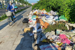 Cảnh 'xấu xí' trên đường 4.800 tỷ đồng nối ga T3 Tân Sơn Nhất