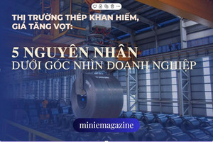 Thị trường thép khan hiếm, giá tăng vọt: 5 nguyên nhân dưới góc nhìn doanh nghiệp