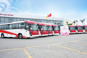 Hãng xe Việt Kim Long Motor vừa bàn giao lô xe khách phục vụ thành phố đáng sống nhất Việt Nam