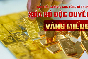 Chi tiết chỉ đạo của Tổng Bí thư về xóa bỏ độc quyền vàng miếng