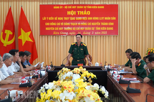 Đề nghị truy tặng danh hiệu Anh hùng LLVT nhân dân thời kỳ kháng chiến chống Mỹ, cứu nước cho 3 cán bộ, liệt sĩ