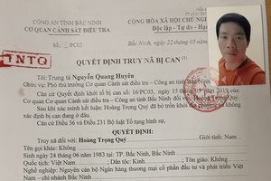 Công an truy nã 4 đối tượng