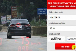 Trong 15 ngày, xe ô tô biển kiểm soát sau vượt đèn đỏ 9 ngày, số tiền phạt nguội lên tới 37 triệu đồng