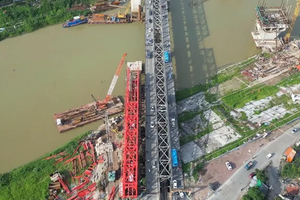 Cây cầu đường sắt nằm sát cây cầu hơn 100 tuổi sẽ bị phá dỡ ở Hà Nội tăng tốc hoàn thành đúng kế hoạch