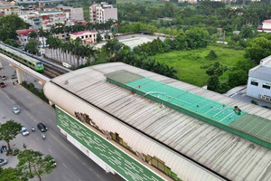 Gấp rút khắc phục hư hỏng trên tuyến đường sắt đô thị đầu tiên tại Hà Nội
