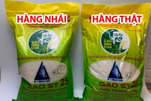 Điểm danh những cửa hàng bị phát hiện bán gạo ST25 giả tại Hà Nội