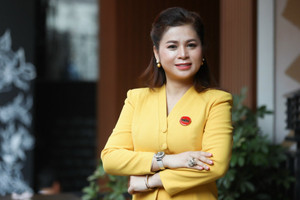 Bà Lê Hoàng Diệp Thảo mang thương hiệu King Coffee đến với thành phố trong thành phố đầu tiên của Việt Nam