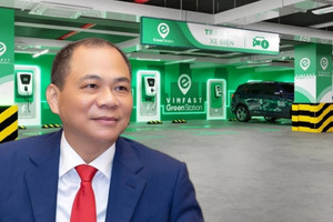 V-Green của tỷ phú Phạm Nhật Vượng tăng tốc trong cuộc chơi trạm sạc, sẽ bổ sung 132 trụ sạc trong tháng 6