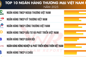 Top 10 Ngân hàng thương mại Việt Nam uy tín năm 2025