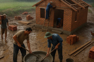 Hiện nay, có nhiều trường hợp vẫn được xây nhà không cần Giấy phép xây dựng