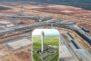 'Vượt nắng thắng mưa', chỉ 3 tháng nữa, 'bộ não' siêu sân bay lớn nhất Việt Nam sẽ hoàn thành
