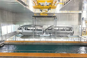 Hãng xe Việt Kim Long Motor vừa đưa vào vận hành nhà máy sơn xe hiện đại bậc nhất Đông Nam Á