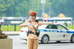 Cảnh sát giao thông Hà Nội thông tin về đoạn đường bị cấm lưu thông, người dân chú ý