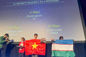 ‘Thần đồng’ lớp 7 của Việt Nam giành 3 Huy chương Vàng tại Olympic Khoa học Quốc tế