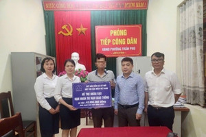Tập đoàn bảo hiểm DBV phối hợp cùng Quỹ Bảo hiểm xe cơ giới hỗ trợ nạn nhân tại nạn giao thông