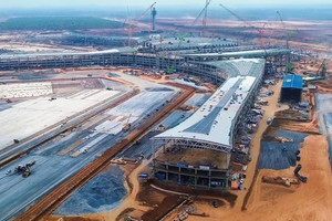 Siêu sân bay của Việt Nam thi công thần tốc, nhiều hạng mục đã thành hình hài rõ nét