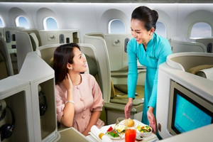 Một loại quả được ví như 'cherry Việt' xuất hiện trên khay ăn hạng thương gia của Vietnam Airlines