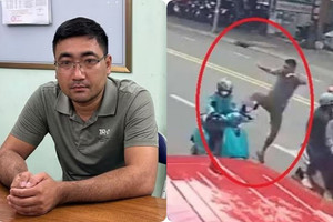 Bắt khẩn cấp Nguyễn Trọng Long đạp ngã nữ tài xế xe ôm công nghệ