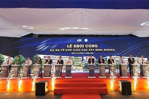FPT khởi công tổ hợp giáo dục 84.000m2 tại tỉnh giàu nhất Việt Nam