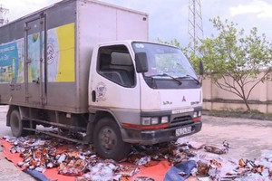 Phát hiện và tiêu hủy gần 2.000 gói bim bim giả 'Tăm cay Bà Tuyết' ở Thanh Hóa