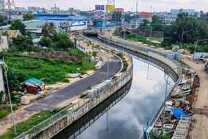Dự án rạch chống ngập cho quận đông dân nhất TPHCM sau 4 năm cải tạo