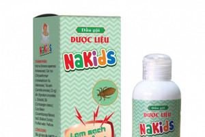Dầu gội Nakids làm sạch chấy bị thu hồi trên toàn quốc do không đạt chất lượng