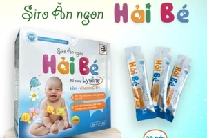 Thu hồi toàn quốc Siro ăn ngon Hải Bé vì là hàng giả