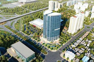 Tháp tài chính quốc tế 34 tầng nằm sát đại siêu thị của Thủ đô vẫn là bãi đất hoang lạnh sau 20 năm