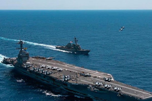 Tàu sân bay lớn nhất của Mỹ áp sát Trung Đông: Dấu hiệu can dự vào chiến sự Israel – Iran?