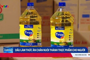 Cận cảnh quy trình tái chế dầu thức ăn chăn nuôi 'phù phép' thành dầu ăn Ofood cho người tại Nhật Minh Food