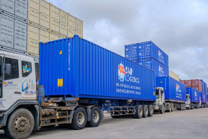Doanh nghiệp quốc phòng chiếm 1/2 thị phần cảng biển nhận lô hàng đầu tiên từ 'vua thép' Việt Nam