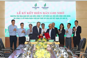PV GAS bắt tay BSR cung cấp khí LNG cho Nhà máy Lọc dầu Dung Quất