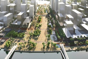 Công viên và quảng trường kế bên dòng sông biểu tượng của thành phố giàu nhất Việt Nam: Thiết kế đẹp mắt, như hệ sinh thái mở