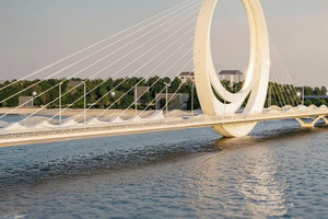 Thành phố rộng nhất Việt Nam sắp có cây cầu đẹp mắt với kiến trúc ‘trăng trên sông’