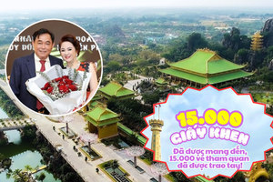 Chỉ sau 1 tháng ưu đãi, KDL 6.000 tỷ lớn bậc nhất Đông Nam Á của vợ chồng bà Nguyễn Phương Hằng đã tiếp đón 15.000 vị khách đặc biệt