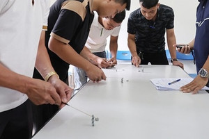 VinFast thu hút 600 ứng viên tại phiên tuyển dụng, hàng trăm người thử sức với bài kiểm tra 'xếp ốc vít' độc đáo