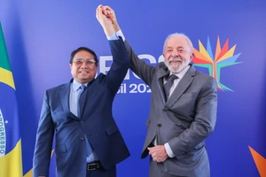 Thủ tướng dự lễ công bố lô hàng xuất khẩu cá tra-basa, rô phi đầu tiên sang Brazil