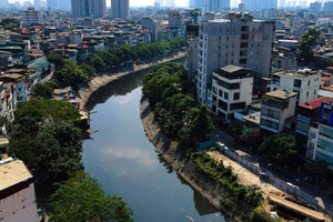 Đến tháng 8, dự án cải tạo vệ sinh môi trường hai bên sông Tô Lịch sẽ hoàn thành