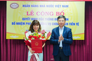 Bổ nhiệm bà Nguyễn Huyền Dịu giữ chức Phó Vụ trưởng Vụ Chính sách tiền tệ