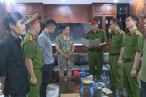 Bắt giữ con trai của một trùm giang hồ ở Thanh Hóa