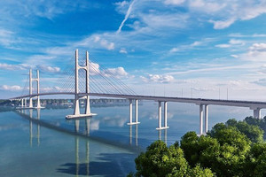 Cây cầu gần 7.000 tỷ, cách cầu dây văng đầu tiên do Việt Nam thiết kế 3,8km thi công vượt tiến độ 6 tháng