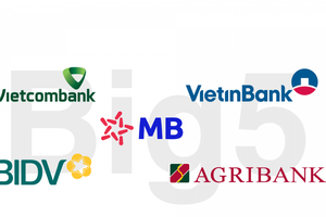 Big 5 ngân hàng hé lộ kết quả kinh doanh 6 tháng