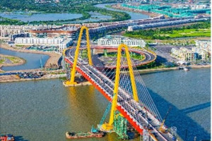 Cận cảnh cầu Hoàng Gia trước 'giờ G': Biểu tượng mới 'vẽ lại' trung tâm Hải Phòng sau sáp nhập