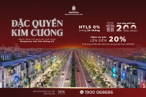 Shophouse Imperia Grand Plaza Đức Hòa: Sở hữu tài sản kép, tối ưu lợi nhuận ngay khi xuống tiền