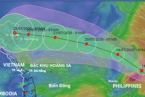Bão Wipha hình thành áp sát Biển Đông, miền Bắc sắp hứng đợt mưa rất lớn